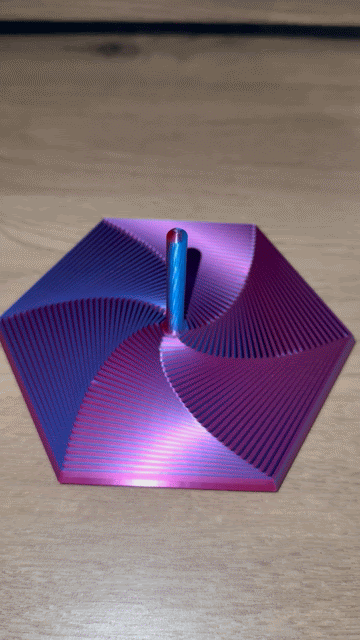 🧩 Fidget Hexagonal – Format Moyen