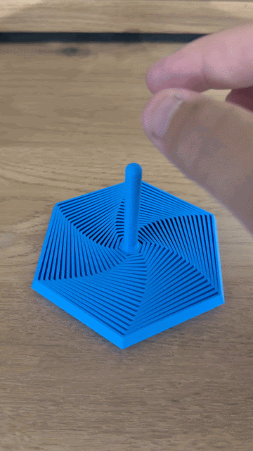 🧩 Fidget Hexagonal – Format Petit